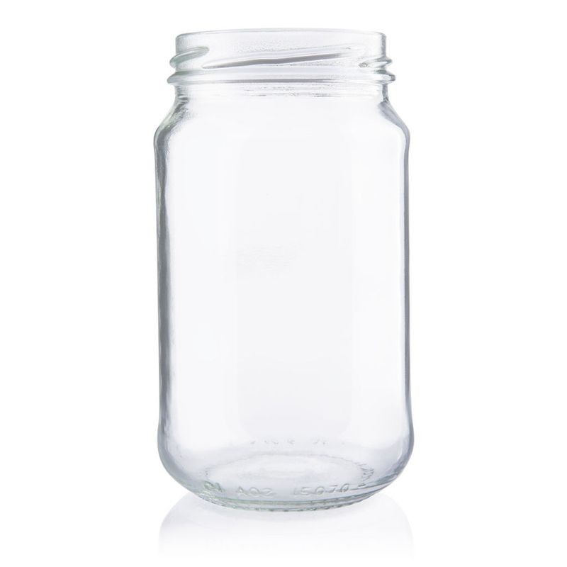 Plasdene Glass Round Food Jar with Twist Finish - 375ml