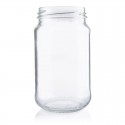 Plasdene Glass Round Food Jar with Twist Finish - 375ml