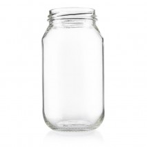 Plasdene Glass Round Food Jar with Twist Finish - 500ml