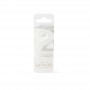 Mini Glitter Candle WHITE - Number 2
