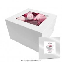 Cake Craft Cake Box with Window - 14x14x12 inch