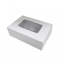 Cake Craft Window Cupcake Box - 12 hole (Mini)