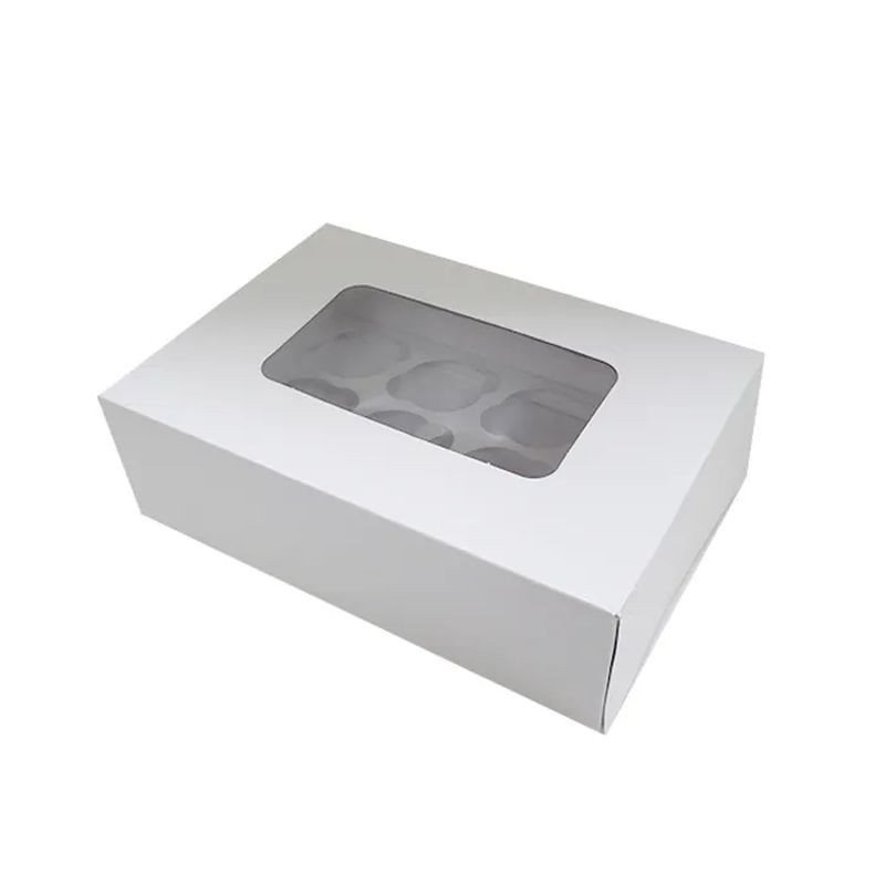 Cake Craft Window Cupcake Box - 12 hole (Mini)