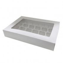 Cake Craft Window Cupcake Box - 24 hole (Mini)
