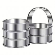 SS Crumpet Ring Rolled Edge 8cmx2cm