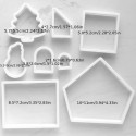 Gingerbread Cottage House Cutter Set 8pc