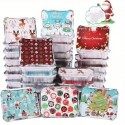 Christmas Disposable Foil Trays with Lids – 11 × 9.5 × 5 cm 1pc