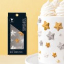 Sprinks Icing Decorations - Shimmer Stars - 9 pieces