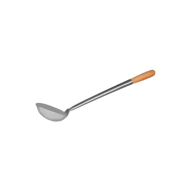 Chef Inox Ladle with Wood Handle 125x400mm