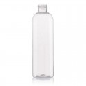 Plasdene Clear Plastic Tall Boston Bottle with Screw Finish - 250ml