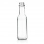 Plasdene Flint Glass Sauce Bottle with Snap & Screw Finish - 150ml