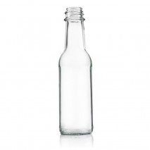 Plasdene Flint Glass Sauce Bottle with Snap & Screw Finish - 250ml