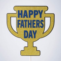 Father's Day Trophy Cake Topper