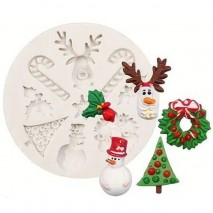 Silicone Mould Rnd Christmas Mld1