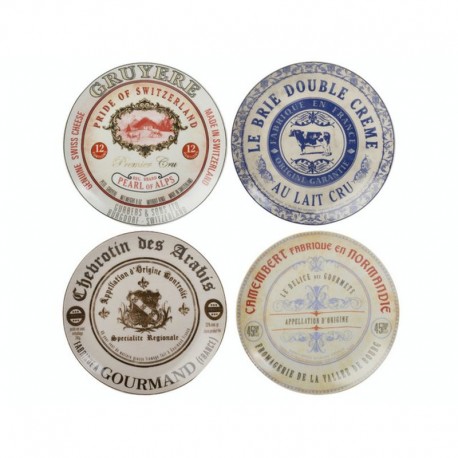 Creative Tops Gourmet Cheese Plates - Set Of 4