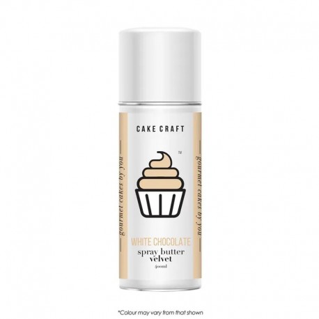 Cake Craft Spray Butter Velvet - White Chocolate 400ml