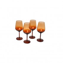 ArtCraft Iconic Amber Red Wine Glass - Set of 4 490ml