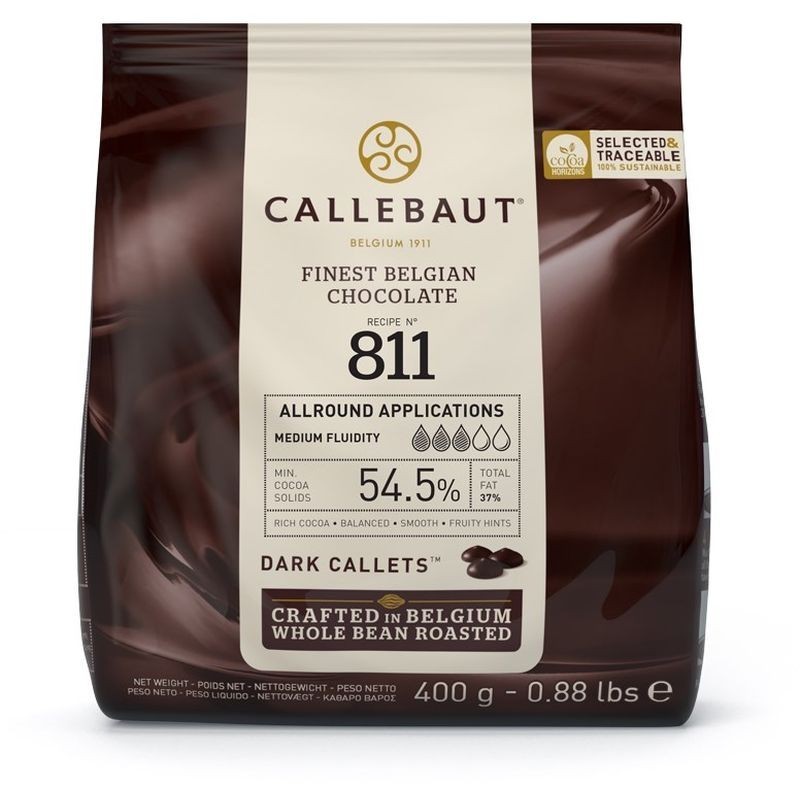 Callebaut Dark Bittersweet Chocolate 400G