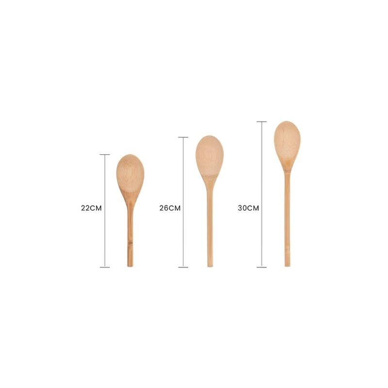Cook Easy Bamboo Cooking Spoon Set - 3 pieces