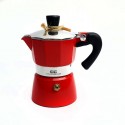 Coffee Culture Red Stove Top Coffee Maker - 1 Cup