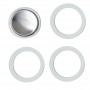 Pezzetti Aluminium 9 Cup Silicone Gasket and Filter Set Pezzetti - 1