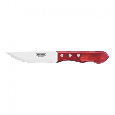 Tramontina Churrasco Jumbo Steak Knife - Polywood Red Tramontina - 1