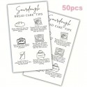 Sourdough Care Cards Small 50pk