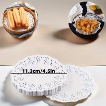 Paper Doily Eound Lace Trim 11.3cm 20pc