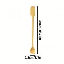 Silicone Dbl Head Jar Scraper Yellow