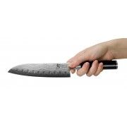 Shun Classic Fluted Santoku Knife 16.5cm Shun,Cooks Plus