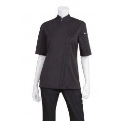 Chef Works Springfield Womens Black Jacket BCWSZ006-BLK