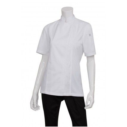 Chef Works Springfield Womens White Jacket BCWSZ006-WH Chef Works - 1