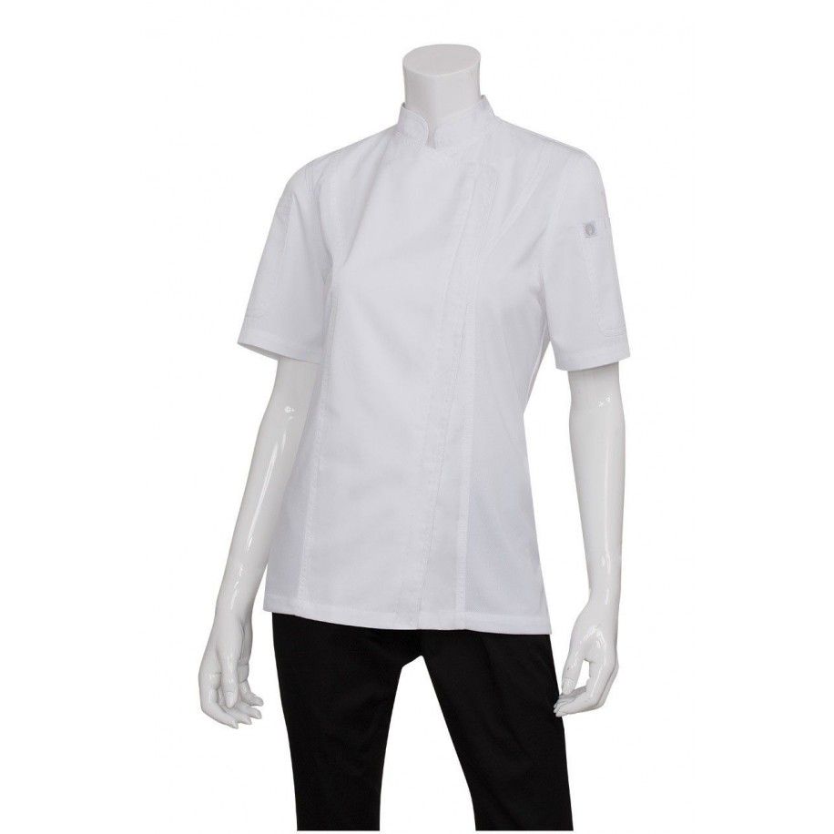 Chef Works Springfield Womens White Jacket BCWSZ006-WH Chef Works - 1