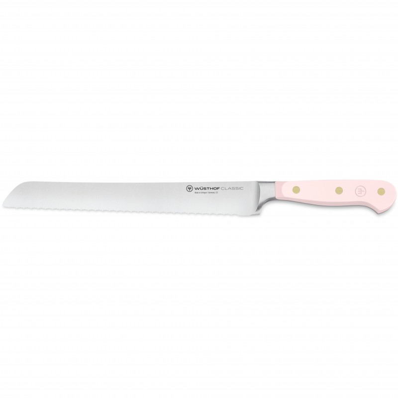 Wusthof Classic Bread Knife Double Serrated 23cm - Pink Himalayan Salt Wusthof - 1