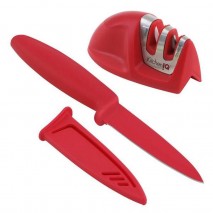 Kitchen IQ Edge Grip Quick Prep Knife & Sharpener Set Kitchen IQ - 1