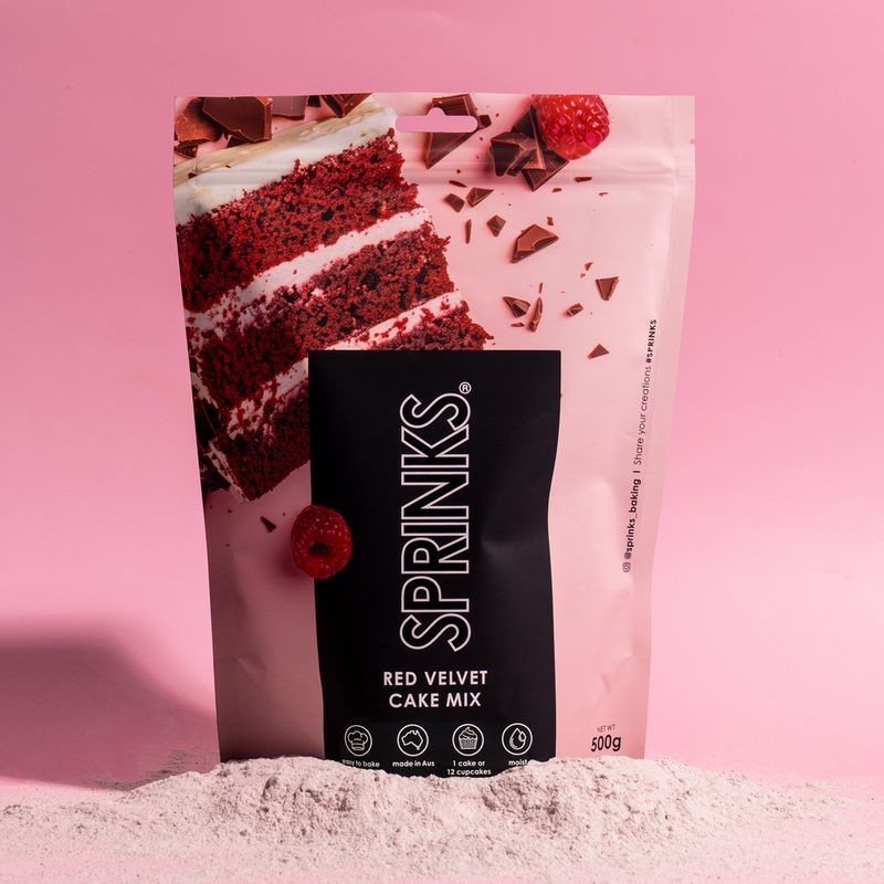 Sprinks Baking Essentials - Red Velvet Cake Mix 500g