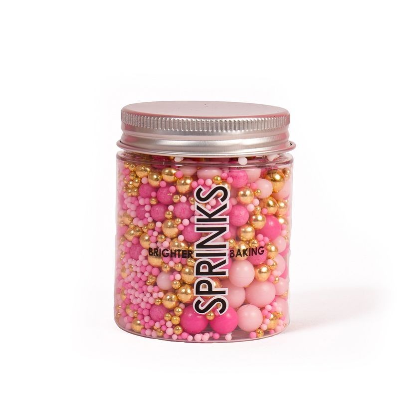 Sprinks Pink Velvet Crunch Sprinkles 70g