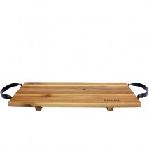 St Clare Acacia Board with Black Steel Handles 60x20cm Classica - 1