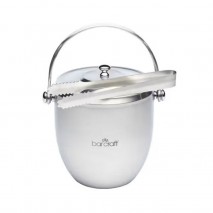 BarCraft Stainless Steel Ice Bucket with Lid and Tongs BarCraft - 1