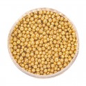 Sprinks Cachous Crunchy Shiny Gold Ball Sprinkles 2mm - 75g