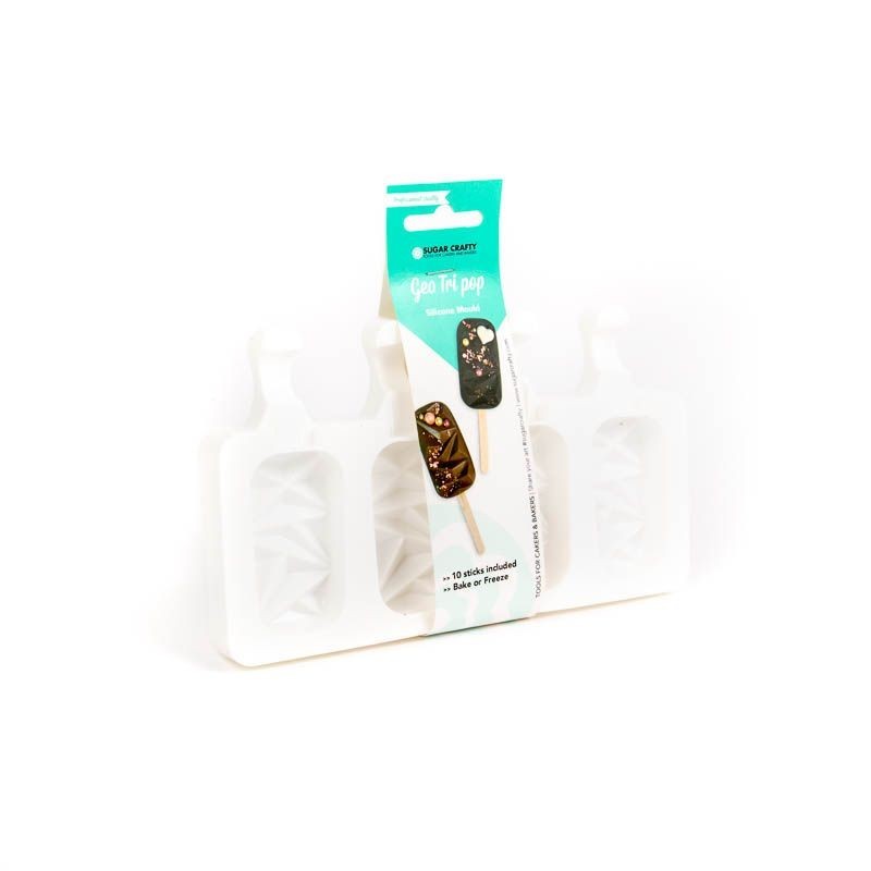 Sugar Crafty Silicone Mould  - Mini Geo Tri Pop