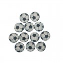 Cupcake Toppers - Edible Wafer Top - Soccer Balls 12pk