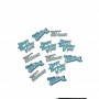 Cupcake Toppers - Edible Wafer Top - Happy Birthday Script in Blue 12pk Unbranded - 1
