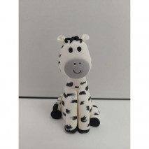 Cake Topper - Fondant Figurine - Zebra