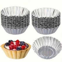 Disposable Foil Tart Pans – Pack of 10