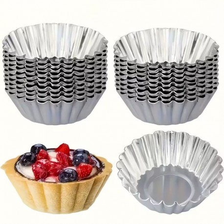 Disposable Foil Tart Pans – Pack of 10