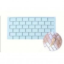 Brick Pattern Impression Mat 14.5cm x 6.9cm