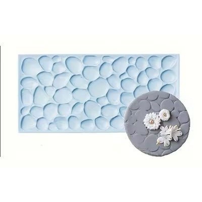 Cobblestone Pattern Impression Mat 14.5cm x 6.9cm  - 1