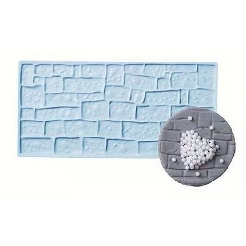 Stone Pattern Impression Mat 14.5cm x 6.9cm  - 1