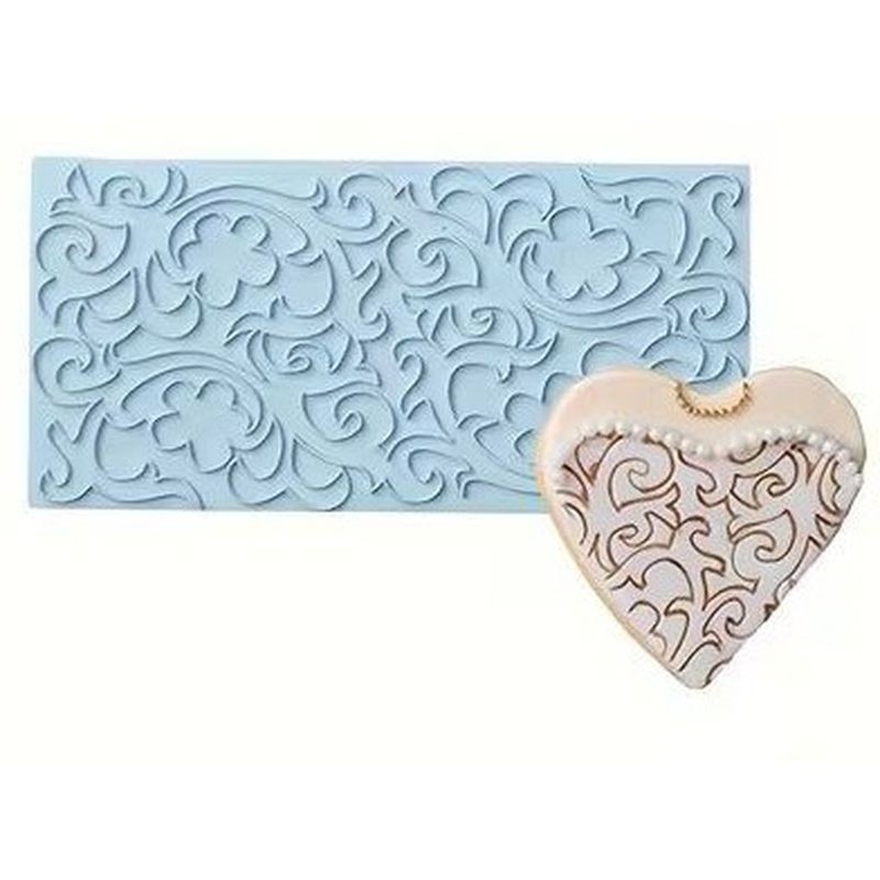 Assorted Scroll Pattern Impression Mat 14.5cm x 6.9cm  - 1